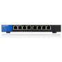 Linksys Business LGS108P 8-Port Desktop Gigabit PoE+ Unmanaged Switch I Metal Enclosure