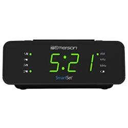 Emerson SmartSet Alarm Clock Radio with AM/FM Radio, Dimmer, Sleep Timer and .9'' LED Display, CKS1900