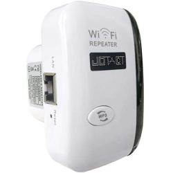 JOTACT WiFi Range Extender 300 Mbps WiFi Repeater 2.4Ghz Network with Integrated Antennas LAN Port Wireless Signal Booster for Home, Support Repeater/AP Mode,Quick Connection and Simple Set up