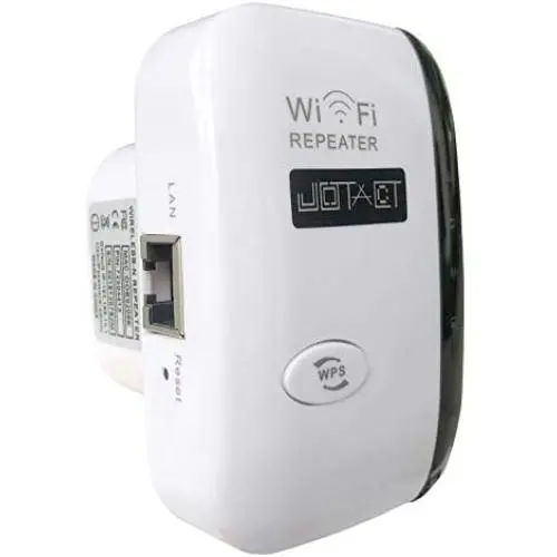JOTACT WiFi Range Extender 300 Mbps WiFi Repeater 2.4Ghz Network with Integrated Antennas LAN Port Wireless Signal Booster for Home, Support Repeater/AP Mode,Quick Connection and Simple Set up