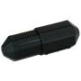 3 PK Black Extension Cord Safety Cover with Water-Resistant Seal for Fastening and retaining Cords for AV, Office, Indoor Lights Patio String Lights Holiday Lights Landscape