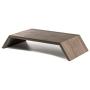Oakywood Wooden Monitor Stand - Ergonomic iMac Computer Riser - Home Office Desk Accessories {Walnut}