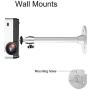 Mini Ceiling Wall Mount Compatible with LED Projectors(QKK, DR.J Upgrade, DBPOWER, Anker, AAXA Technologies, Artlii, LoongSon, APEMAN and Most Other Mini LED Projector)