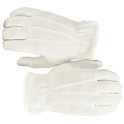 G & F Products 100% White Cotton Marching Band Parade Glove Formal Dress Gloves Service Gloves Inspection Gloves, Sold by Pair (2Piece), Size X-Large, 7588XL-pair