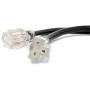 WEN PC3104-2 3 ft. 10-Gauge SJTW Generator Extension Cord Splitter (converts L14-30R to two 5-20R outlets)