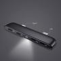 CHNFUWEI Model 3 / Y USB Hub with USB-C and USB-A Connectors, and Multi-Function Include Touch Light, Compatible for Tesla Model 3 / Model Y (Not Fit Tesla Model 3 Produced After 2021 and Not Model Y)