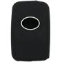 SEGADEN Silicone Cover Protector Case Holder Skin Jacket Compatible with TOYOTA 3 Button Smart Remote Key Fob CV2404 Black