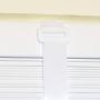 Reusable Cinch Straps 1'' x 30'' - 10 Pack, Multipurpose Quality Hook and Loop Securing Straps (White) - Plus 2 Free Bonus Reusable Cable Ties