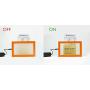 Switchable Smart Glass Sample Electronic PDLC Smart Film Laminated with Low Iron Glass (7 x 4.5 inch)