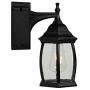 Addington Park 31847 Grace Collection 1-Light Traditional Outdoor Wall Sconce with Seeded Glass and 2 GFCi Built-In Outlets, Black Finish Addington Park 31847 Grace Collection 1-Light Traditional Outdoor Wall Sconce with Seeded Glass and 2 GFCi Built-In Outlets, Black Finish