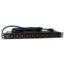 Ares Vision 8 Separately Switched outlets with Overload Protection 15Amp (8 Outlets)