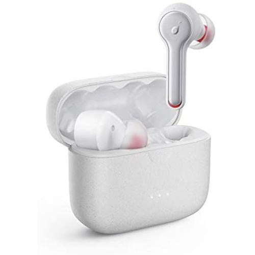 Anker Soundcore Liberty Air 2 Wireless Earbuds, Diamond-Inspired Drivers, Bluetooth Earphones, 4 Mics, Noise Reduction, 28H Playtime, HearID, Bluetooth 5, Wireless Charging, for Calls, Home Office