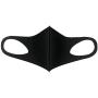 Zishen Premium Fabric Face Mask, Washable Reusuable Comfortable Protective Unisex Facial Cover, ATB+UV Protection (Black, 3EA)