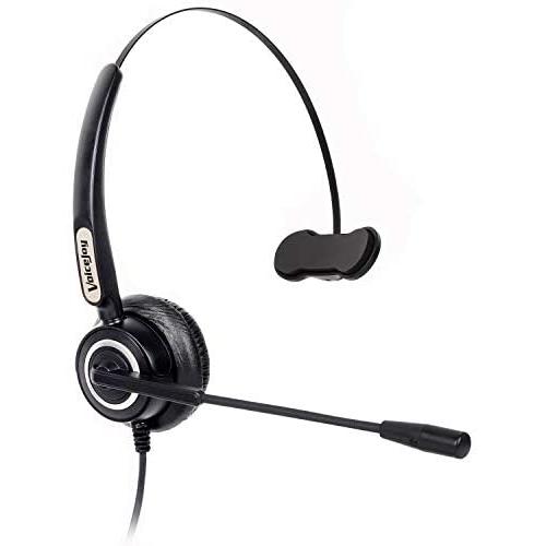 Hands-Free Headset with RJ9 Plug for Avaya 1608 9630 9640 9650 9620,GrandStream GXP-2130 2140 2160 Yaelink T20P T22P T26P T28P Phones