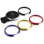 iJDMTOY Silver Finish Smart Key Fob Replacement Ring Compatible With 08-up Mini Cooper JCW R55 R56 R57 R58 R59 R60