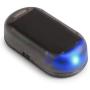 Onerbuy Solar Power Simulated Car Alarm LED Light Anti-Theft Warning Lights Flashing Security Lamp Blue