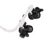 Head Mount 2 LED Lights Magnifying Glass,Hands Free Bracket Magnifier 8X 15X 23X, Dual-Lens Eye Loupe Magnifier for Electronics Jeweler Watch Repair