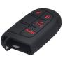 LemSa 2Pcs Keyless Entry Remote Car Smart Key Fob Outer Shell Cover Soft Rubber Protective Case for Dodge Durango Journey Dart Challenger Jeep Renegade Fiat M3N-40821302 / M3M-40821302