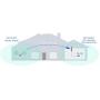 CC Vector Long Range WiFi Receiver System - Repeats to All WiFi Devices at a Distant Location. Boost Coverage to Garage, Garden, Upstairs, Back Rooms, and More; 2.4 GHz