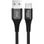 iPhone Charger, K123 Keytech Apple MFi Certified Lightning Cable, 3.3ft Nylon Braided USB Syncing & Charging Cord for iPhone Xs/Xs Max/XR/X/8/8 Plus/7/7 Plus/6/6 Plus/5, iPad, iPod & More