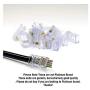 Platinum Tools EZ-RJ45 CAT6 Connectors, 100-Pieces
