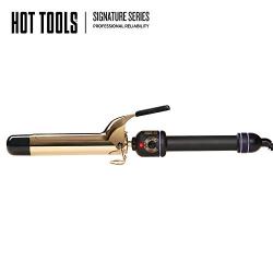 Hot Tools Signature Series Gold Curling Iron/Wand, 1.25 Inch