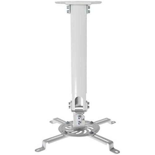 VIVO Universal Extending Ceiling Projector Mount, Height Adjustable Projection, White, MOUNT-VP02W