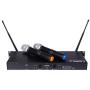 GTD Audio 2x100 Adjustable Channels UHF Wireless Cordless Handheld Microphone Mic System Ideal for Church, Karaoke, Dj Party, Range 400 ft,