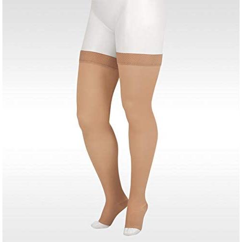 Juzo Soft 2001 Thigh-high 20-30mmhg Compression Open Toe Stocking