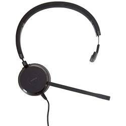Jabra Evolve 20 MS Teams Wired Headset, Mono Telephone Headset for Greater Productivity, Superior Sound for Calls and Music, USB Connection, All Day Comfort Design