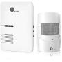 Driveway Alarm, 1byone Motion Sensor 1000ft Operating Range, 36 Melodies, Home Security Alert System with 1 Plug-in Receiver and 1 Weatherproof PIR Motion Detector, Protect Indoor/Outdoor Property Driveway Alarm, 1byone Motion Sensor 1000ft Operating Range, 36 Melodies, Home Security Alert System with 1 Plug-in Receiver and 1 Weatherproof PIR Motion Detector, Protect Indoor/Outdoor Property