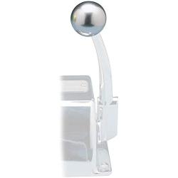 Rupp Marine Control Knob Silver For Morse Controls (3/8-24 Thread) 03-1226-23S