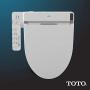 TOTO SW2034#01 C100 Electronic Bidet Toilet Cleansing Water, Heated Seat, Deodorizer, Warm Air Dryer, and PREMIST, Elongated, Cotton White