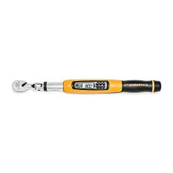 GEARWRENCH 3/8'' Flex Head Electronic Torque Wrench with Angle, 10-100 ft/lbs. - 85078
