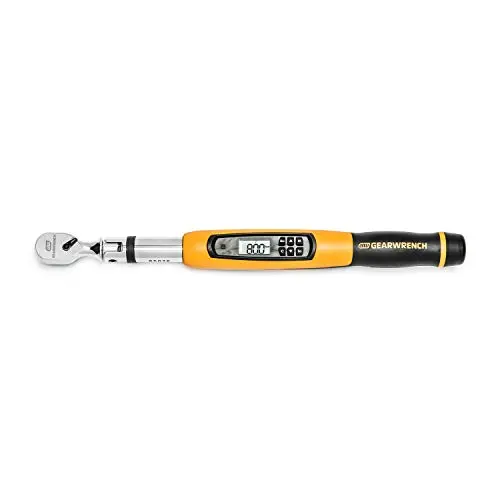 GEARWRENCH 3/8'' Flex Head Electronic Torque Wrench with Angle, 10-100 ft/lbs. - 85078
