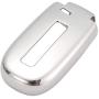 Lcyam TPU Car Key Fob Cover Glossy Flexible Case Fits for Dodge Ram Jeep Grand Cherokee Chrysler Smart Keyless Entry Remote Key 2 3 4 5 Button … (Silver)
