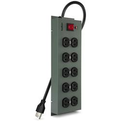Belkin 10-Outlet Metal Power Strip Surge Protector, 15ft Cord