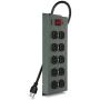 Belkin 10-Outlet Metal Power Strip Surge Protector, 15ft Cord