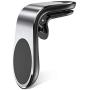 2-Pack!! Magnetic Car Holder Clip for Smartphones 360 Degree Rotation Air Vent Magnetic Phone Holder Mount. Easy Clip on with a Strong Magnetic Hold. JHR Products (Silver)