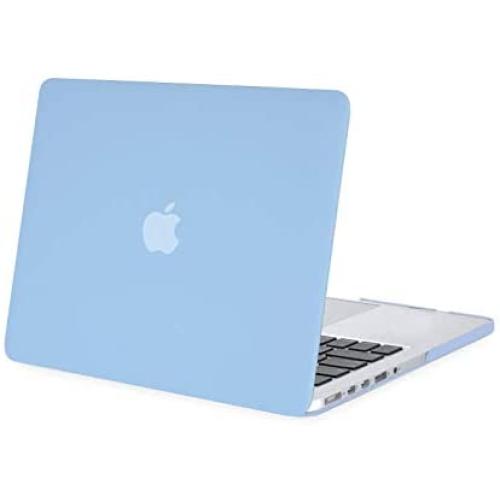 MOSISO Compatible with MacBook Pro 13 inch Case 2015 2014 2013 end 2012 Older Version (Models: A1502 & A1425) with Retina Display, Protective Plastic Hard Shell Case Cover, Airy Blue