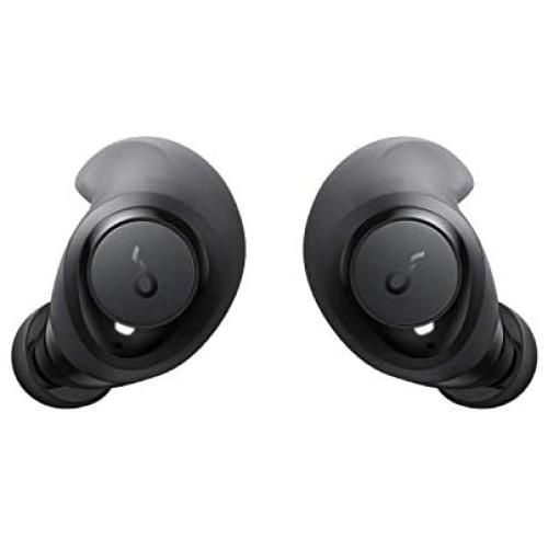 Anker Soundcore Life Dot 2 True Wireless Earbuds, 100 Hour Playtime, 8mm Drivers, Superior Sound, Secure Fit with AirWings, Bluetooth 5, Comfortable Design for Commute, Sports, Jogging
