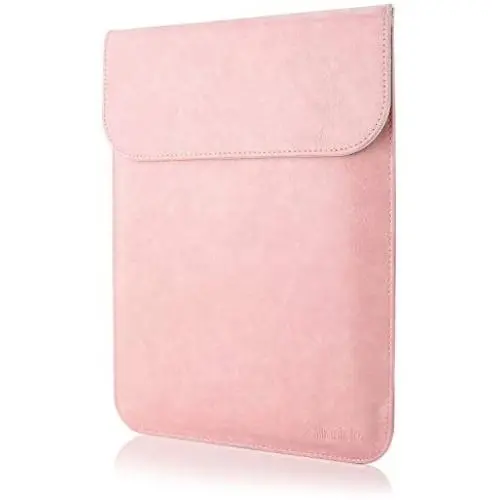 Allinside 11-12'' Laptop Sleeve for MacBook Air 11 / MacBook 12, Synthetic Leather, Pink