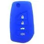 2Pcs WERFDSR Sillicone key fob Skin key Cover Keyless Entry Remote Case Protector Shell for Toyota Camry 4-Runner RAV4 Highlander Corolla Yaris 4 button smart remote black blue 2Pcs WERFDSR Sillicone key fob Skin key Cover Keyless Entry Remote Case Protector Shell for Toyota Camry 4-Runner RAV4 Highlander Corolla Yaris 4 button smart remote black blue