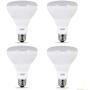 Feit LED Dimmable BR30 Flood Soft White Bulbs 65 Watts, Uses 11.5 Watts, 4 Pack
