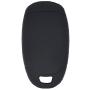 WEIBISS 2 Pack 4 Buttons Smart Rubber Key Fob Remote Cover Keyless Entry Case Holder Protector Skin Compatible with Hyundai Kona Azera Grandeur IG, Black Blue