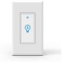 Joso Smart Light Switch, Wi-Fi Remote Timing Control with Smartphone In-Wall Light Switch compatible with Amazon Alexa and Google Assistant,No Hub Required