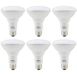 Cree, 65w Equivalent, 8.8w. Soft White, LED, Dimmable, BR30 Indoor Flood Bulb, 6 Pack