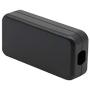 LeMotech 5Pcs ABS Plastic Electrical Project Case Power Junction Box, Project Box Black 1.6 x 0.78 x 0.43 inch (40 x 20 x 11 mm)