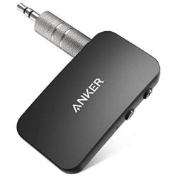Anker Soundsync A3352 Bluetooth Receiver for Music Streaming with Bluetooth 5.0, 12-Hour Battery Life, Handsfree Calls, Dual Device Connection, for Car, Home Stereo, Headphones, Speakers