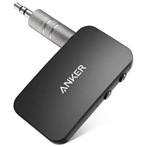 Anker Soundsync A3352 Bluetooth Receiver for Music Streaming with Bluetooth 5.0, 12-Hour Battery Life, Handsfree Calls, Dual Device Connection, for Car, Home Stereo, Headphones, Speakers